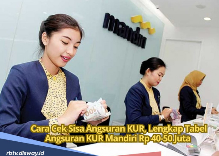 3 Cara Mengecek Sisa Angsuran KUR, Lengkap Tabel Angsuran KUR Mandiri Rp 40-50 Juta