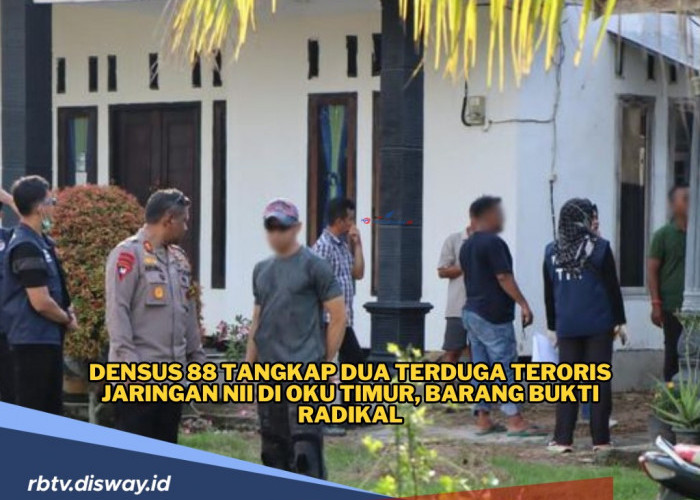 Densus 88 Temukan Bukti saat Tangkap 2 Terduga Teroris Jaringan NII di OKU Timur