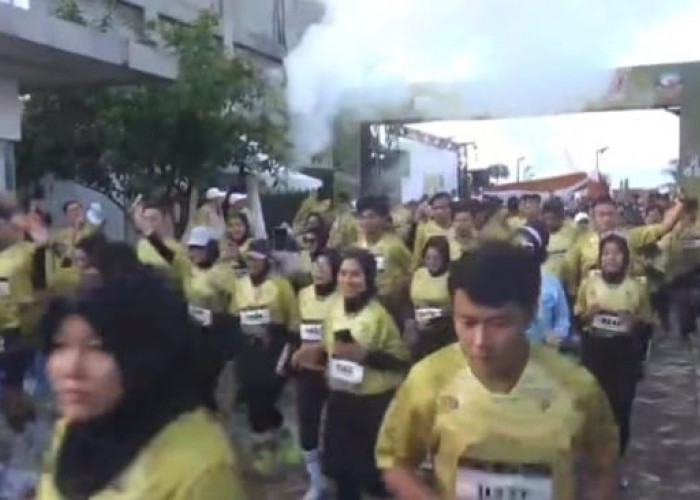 BPK Menyatu dengan Masyarakat, Minggu Pagi Ratusan Pelari Ramaikan Jalan Protokol Bengkulu