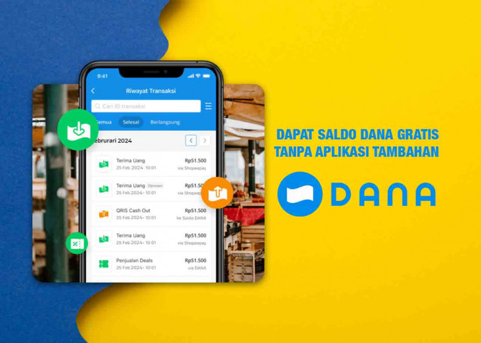 Dua cara mendapatkan saldo DANA gratis