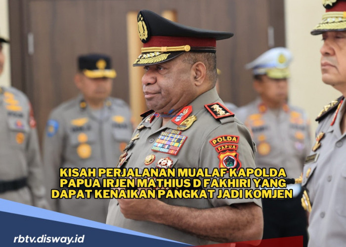 Kisah Perjalanan Mualaf Kapolda Papua Mathius D Fakhiri yang Dapat Kenaikan Pangkat Komjen 