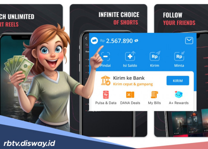 Aplikasi Penghasil Saldo DANA Gratis Nonton Video Dibayar Dolar, Bukan TikTok