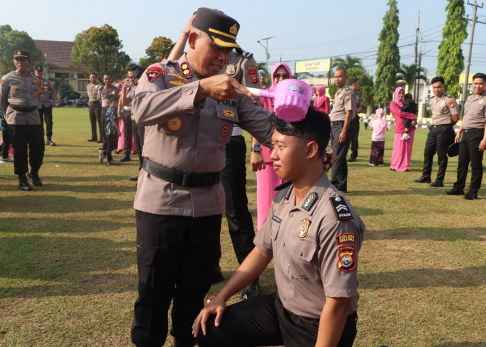 Jelang HUT Bhayangkara, 22 Personel Polres Seluma Naik Pangkat