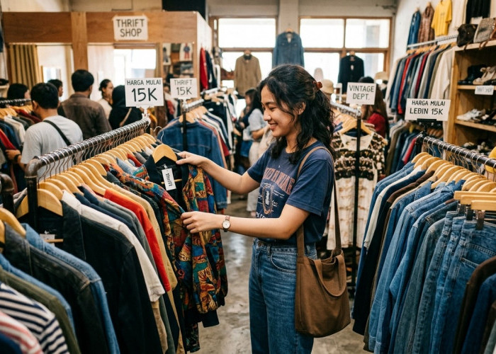 Beli Barang Bekas Jadi Tren, Kenapa Thrifting Tetap Diminati saat Gempuran Fast Fashion?
