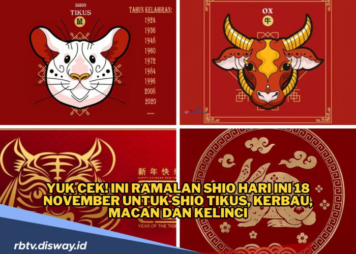 Yuk Cek! Ini Ramalan Shio Hari Ini 18 November, Kejutan Keuangan Menanti