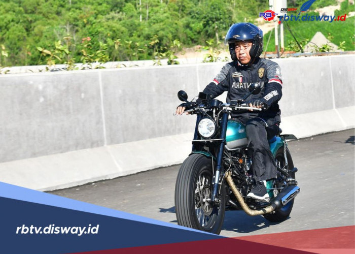 Gagah, Ini Jenis Motor yang Digunakan Jokowi saat Ngecek Jalan di IKN, Segini Harganya