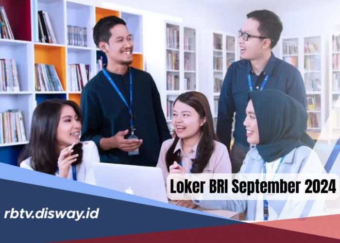 Lulusan S1 Merapat, BRI Buka Lowongan Kerja September 2024, Pendaftaran Lewat Online