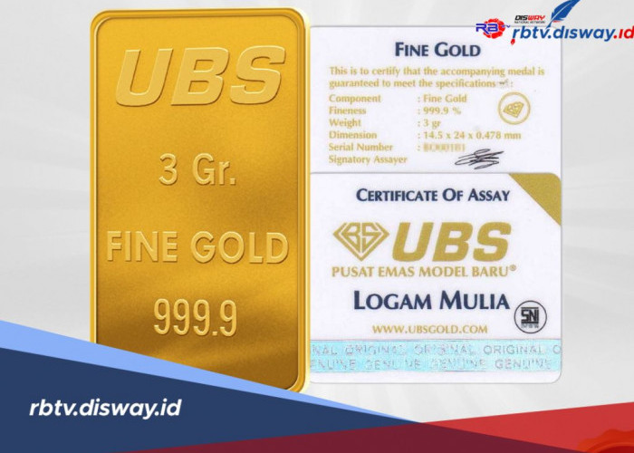 Harga Emas UBS Hari Ini 10 Mei 2025 Turun, Peluang Investasi atau Tunggu Dulu?