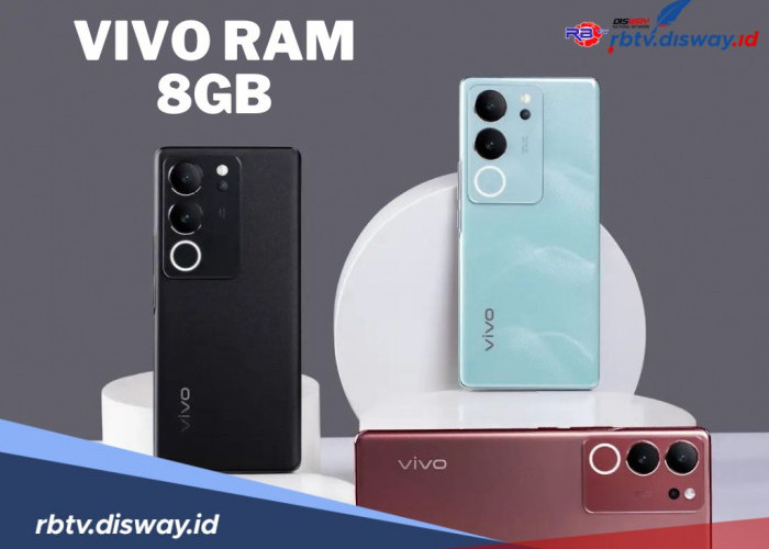 3 HP Vivo RAM 8GB Baterai Jumbo 6000 mAh, Tahan Lama dan Performa Ngebut!