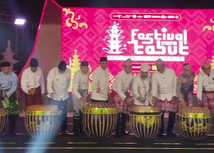 Festival Tabut 2026 Bengkulu Dibuka Gubernur dan Dihadiri Tamu Mancanegara