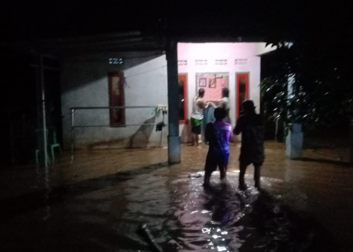 Sungai Lemau Meluap Akibat Hujan Deras, Bengkulu Tengah Banjir