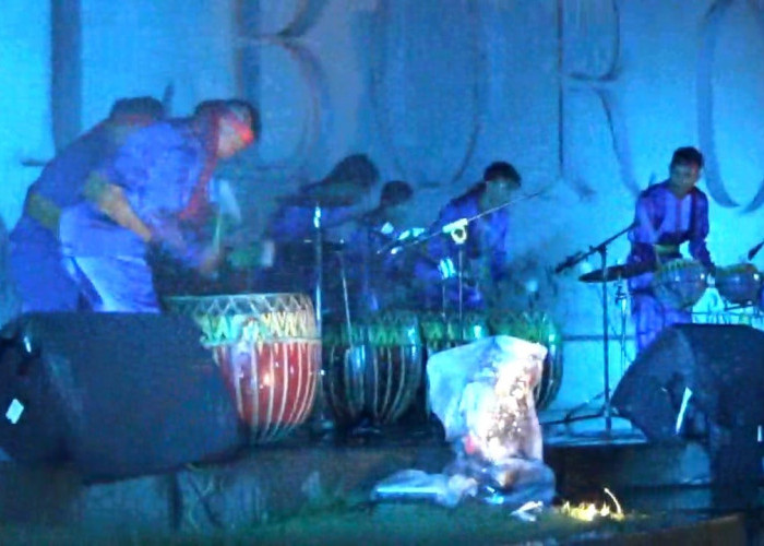 Hentakan Pukulan Dhol Meriahkan Malam Tabuh Dhol Bengkulu