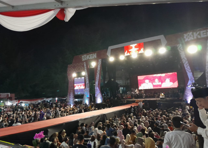 Malam Puncak Festival Tabut, Sport Center Bengkulu Jadi Lautan Manusia, Saksikan Live di RBTV