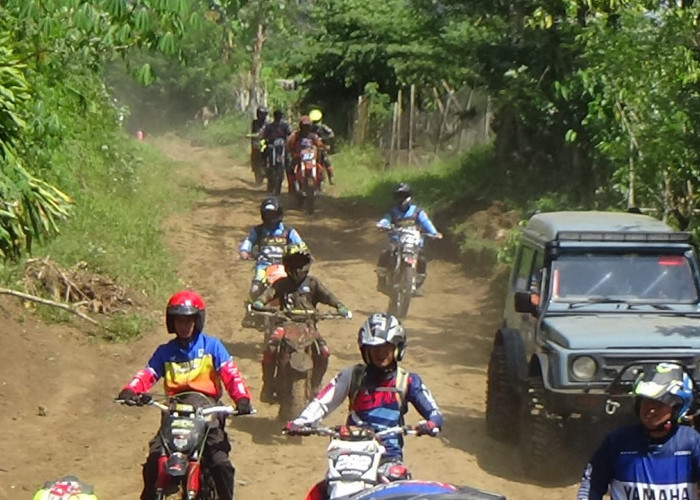 Dilepas Bupati, Ratusan Rider Trail Jelajah Tanah Rejang 