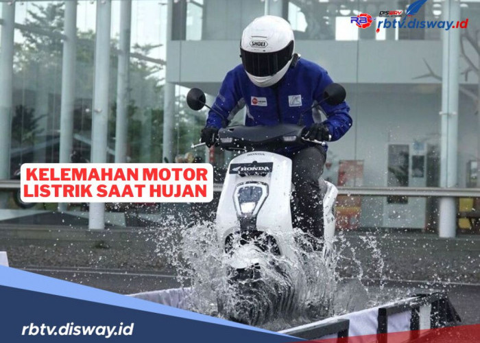 Ada 5  Hal yang Wajib Anda Waspadai Saat Mengendarai Motor Listrik Saat Hujan, Jangan Asal Terabas