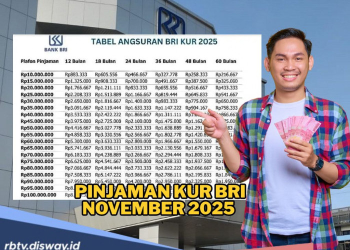 Peluang Modal dari KUR BRI November, Angsuran  Terjangkau dan Bebas Pilih Tenor 