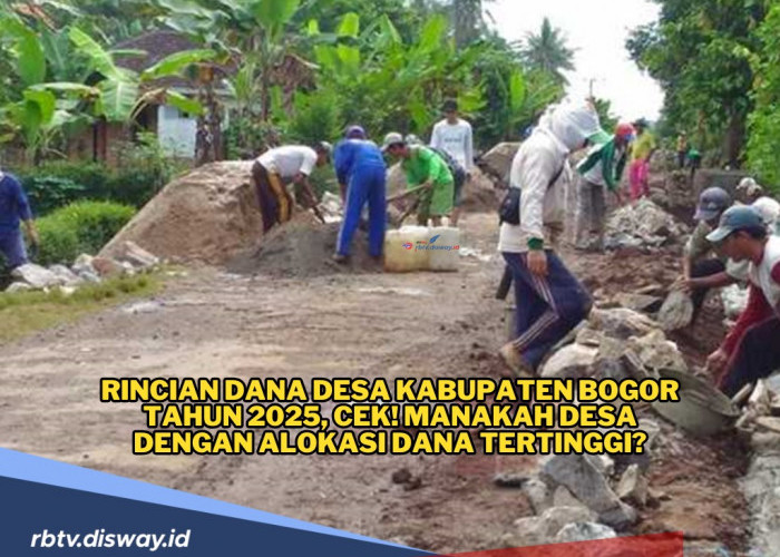 Rincian Dana Desa Kabupaten Bogor Tahun 2025, Cek Desa dengan Alokasi Dana Tertinggi