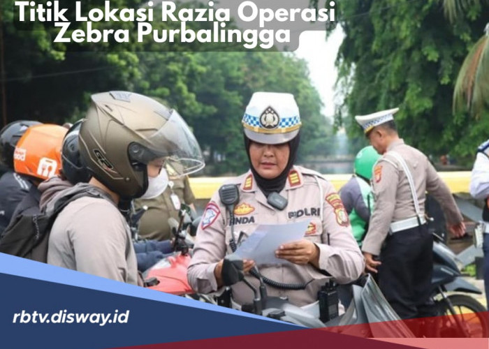 Titik Lokasi Razia Operasi Zebra 2024 di Purbalingga, Knalpot Brong jadi Sasaran Utama