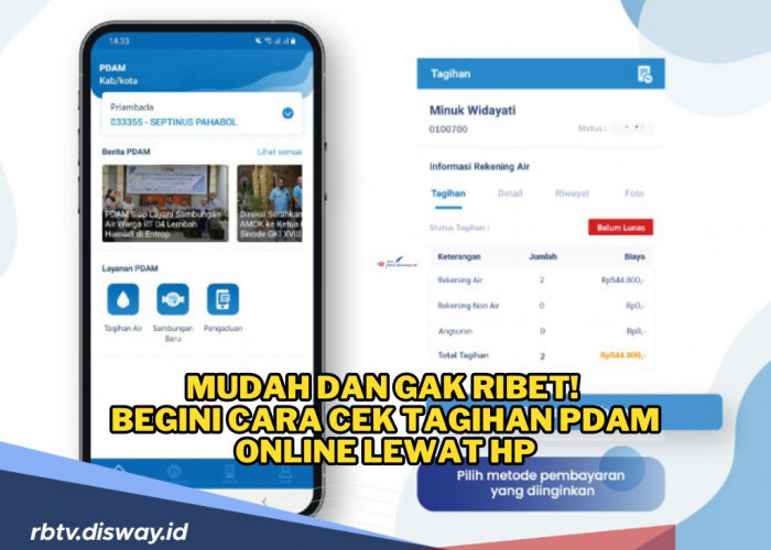 Mudah dan Gak Ribet! Begini Cara Cek Tagihan PDAM Online Lewat Hp 