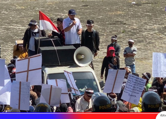 Ratusan Warga Malin Deman Geruduk Kantor Bupati Mukomuko, Ini Tuntutannya