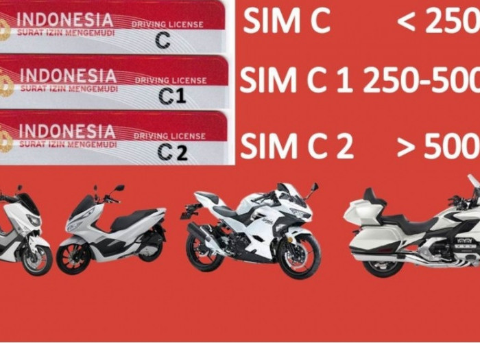 SIM C Dibagi Tiga Golongan, Cek Jenis Motor dan Syaratnya