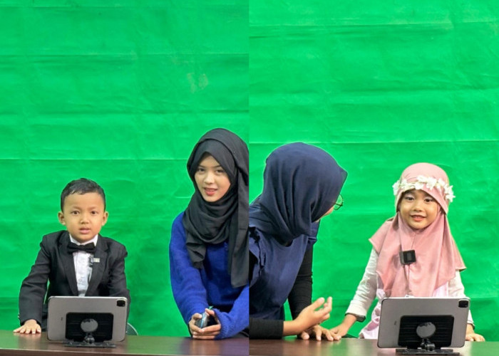 Belajar di Luar Kelas, Murid TK Shigor Montessori Islamic School Uji Coba Jadi Presenter RBTV 