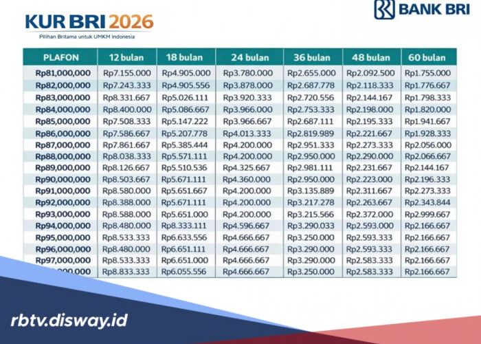 Angsuran Pinjaman KUR BRI Mei 2026 Rp 80 Juta, Bisakah Pinjam Tanpa NPWP?