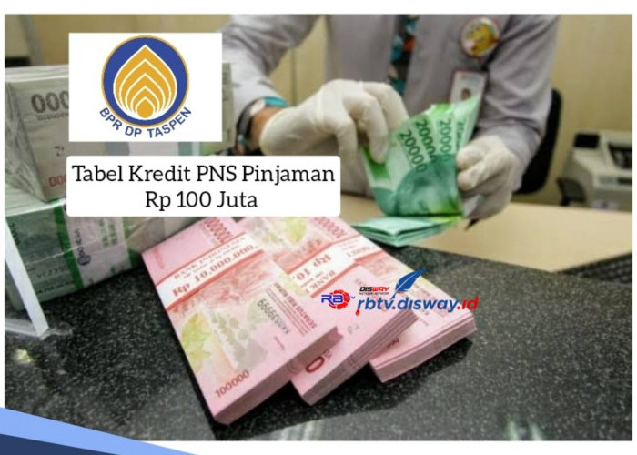 Tabel Kredit PNS Pinjaman Rp 100 Juta, Syarat Pinjaman di Bank Perkreditan Rakyat Dana Pensiun, Langsung Cair 