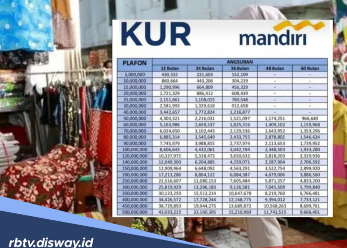 KUR Mandiri 2025, Pinjaman Modal Usaha UMKM Rp 50 Juta Tanpa Jaminan Bunga Subsidi Pemerintah