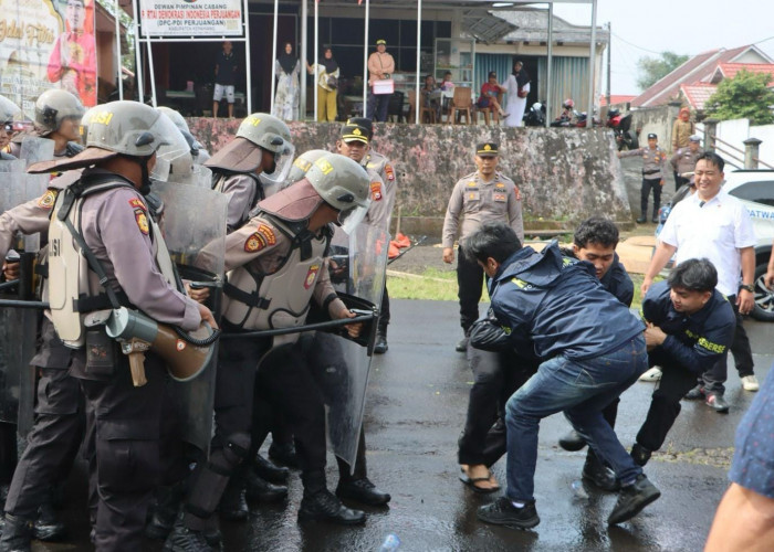 Suasana Polres Kepahiang Jelang Mayday 1 Mei, Begini Instruksi AKBP M.Faisal 