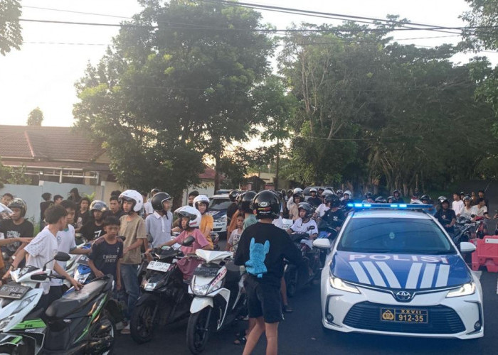 Cerita Lucu Dibalik Penertiban Aksi Balap Liar di Kepahiang, Pemilik Kendaraan Kabur Tinggalkan Sepeda Motor