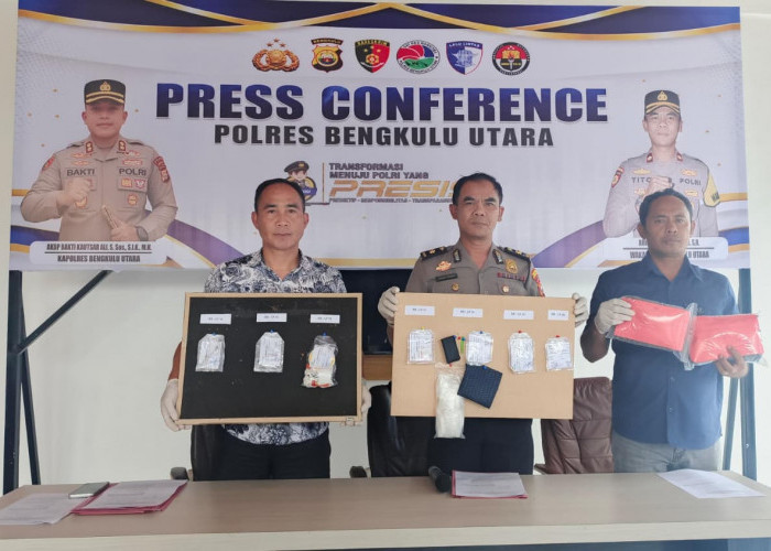29 Paket Sabu Dibongkar Polisi, 4 Kasus Terungkap di 3 Wilayah Bengkulu Utara