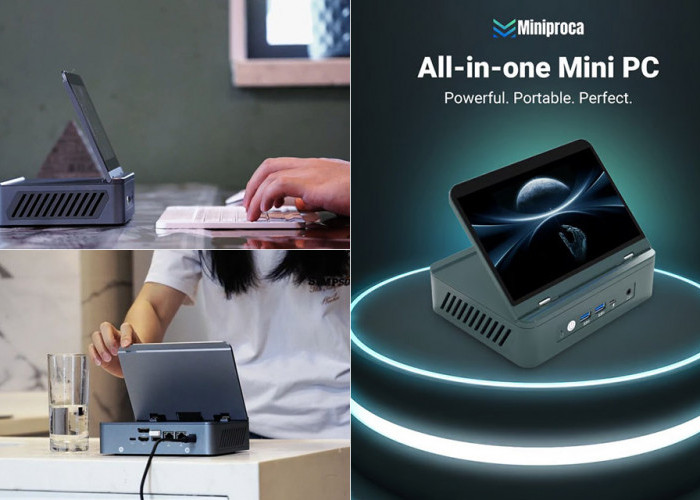 Mini-PC Miniproca Resmi Diluncurkan, Hadirkan Layar Sentuh Lipat yang Serbaguna