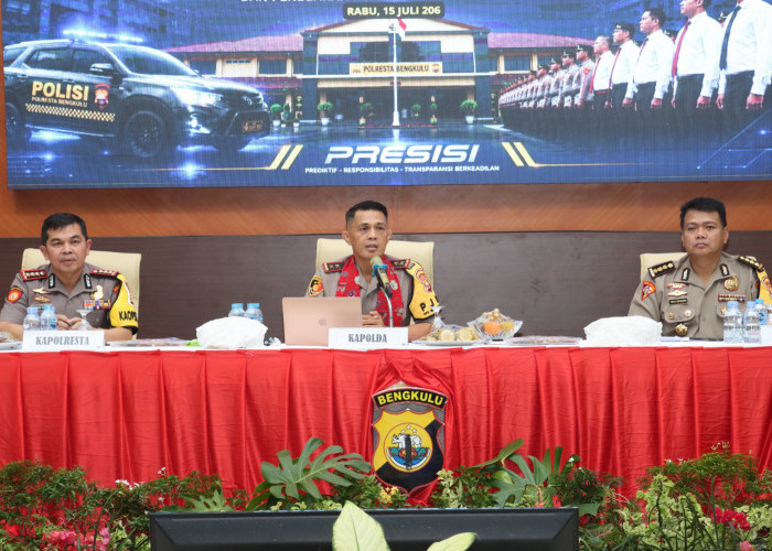 Kapolda Bengkulu Kunjungi Polresta Bengkulu, Tekankan Kepemimpinan Teladan dan Pelayanan Presisi