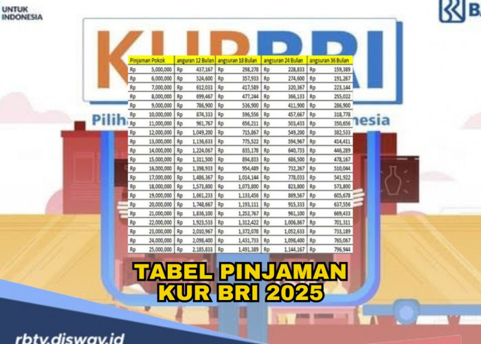 Tabel Simulasi Pinjaman KUR BRI 2025, Cuma Sanggup Bayar Rp 100 Ribu per Bulan, Segini Pinjamannya