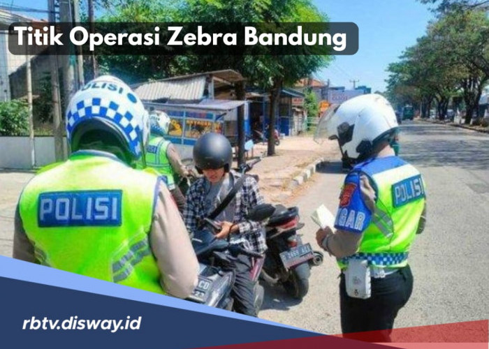 Pastikan Surat Kendaraan Lengkap, Ini 22 Titik Lokasi Operasi Zebra 2024 di Bandung 