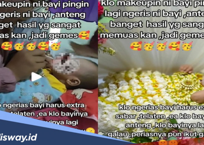 Bayi Dirias Full Make Up saat Tidur, MUA Ini Banjir Hujatan