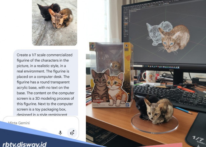  Cara Buat Action Figure Gemini dengan Sekali Tekan Hasil Bisa Langsung Diposting