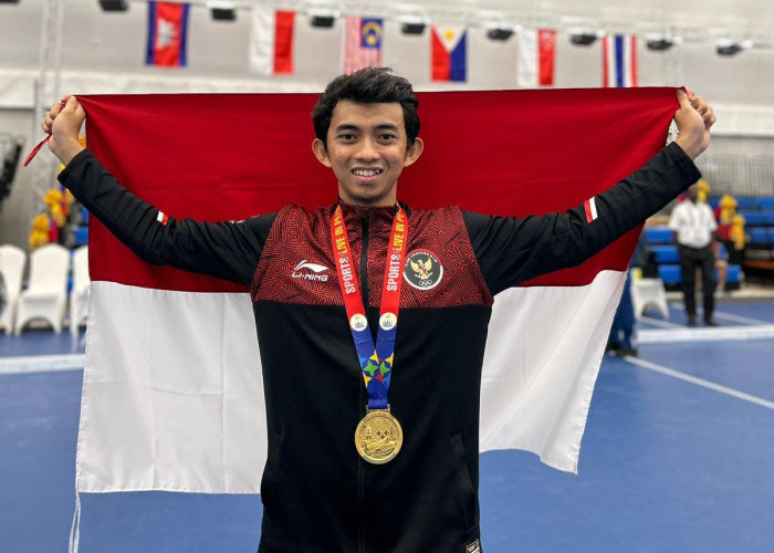 Pemuda Asal Bengkulu Selatan Sumbang Medali Emas SEA Games Kamboja