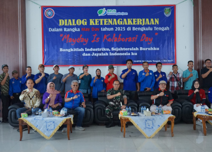 Peringatan May Day 2025 di Bengkulu Tengah Full Senyum dan Tanpa Orasi