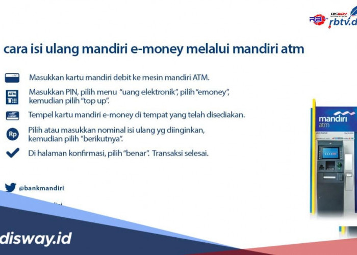 Lebih Aman dan Mudah Gunakan Uang Digital, Begini Cara Top Up E-Money di ATM