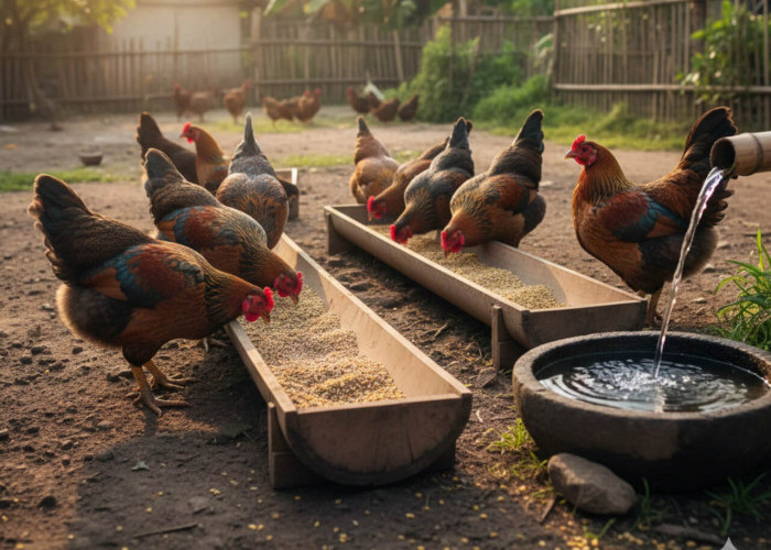 Pemberian Pakan Ayam Kampung Jangan Asal-asalan, Ini Aturannya