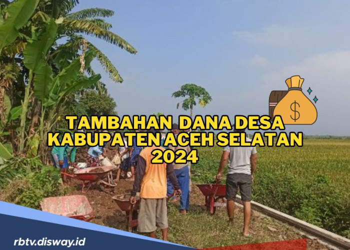 Tambahan Dana Desa Kabupaten Aceh Selatan 2024, Total Anggaran Rp 6 Miliar lebih, Ini Penerima Dana Terbesar