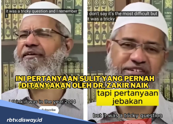 Ini Pertanyaan Sulit yang Pernah Didapatkan oleh Ulama Internasional Dr. Zakir Naik, Apa Pertanyaannya?