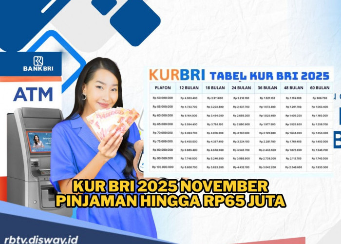 Tabel Angsuran KUR BRI November 2025 Pinjaman Rp65 Juta Cuma Butuh 8 Syarat