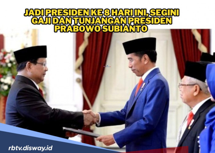 Resmi Jadi Presiden ke-8 Indonesia, Segini Gaji dan Tunjangan Presiden Prabowo Subianto 