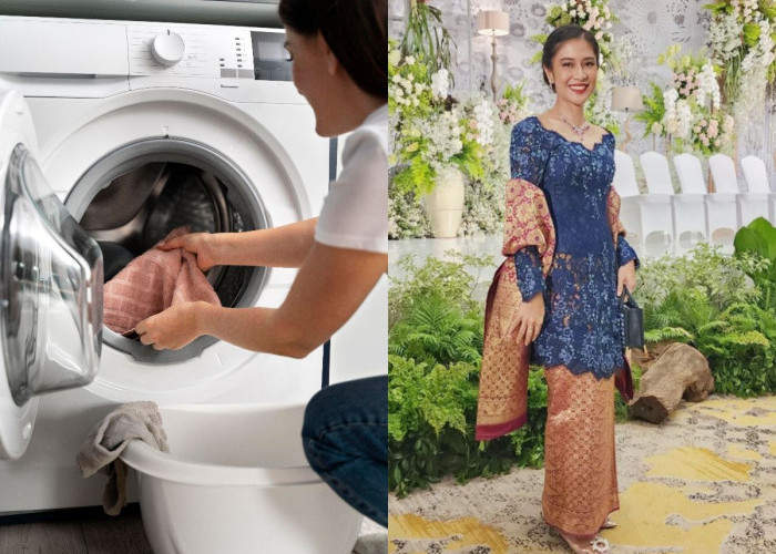 Tidak Perlu Pakai Laundry, Berikut 9 Cara Mencuci Kebaya, Jangan Pakai Deterjen Penghilang Noda 