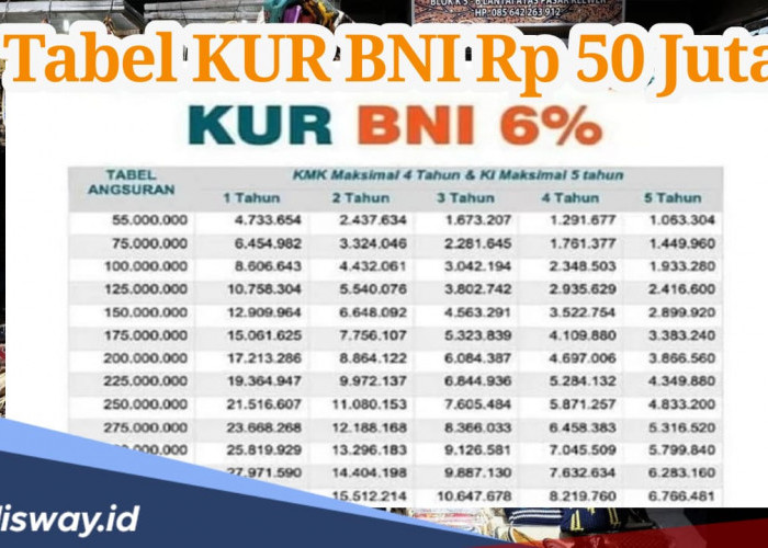 Masih Bisa Ajukan KUR BNI November 2024 Rp 50 Juta, Berikut Simulasi Cicilannya