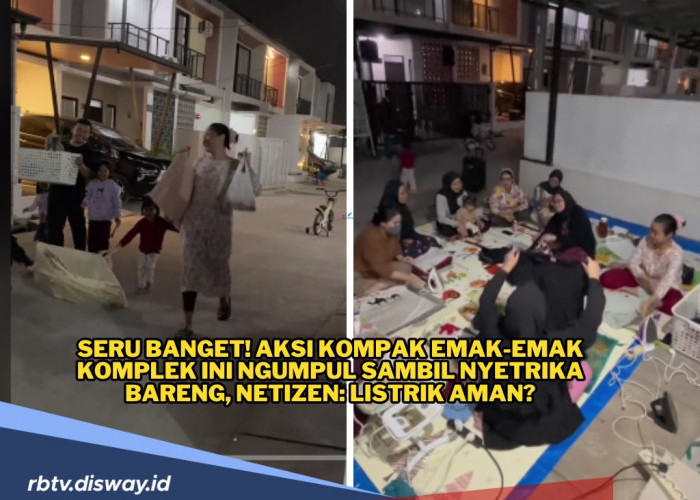 Viral Emak-emak di Komplek Perumahan Ngumpul Bareng Sambil Nyeterika