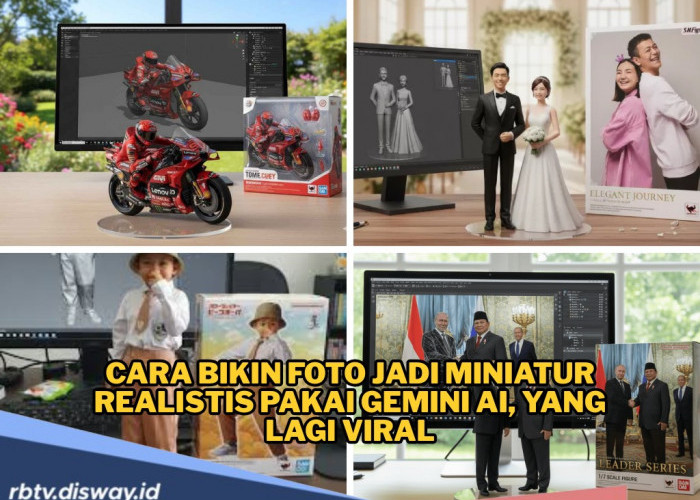 Cara Bikin Foto Jadi Miniatur Realistis Pakai Gemini AI di HP yang Lagi Viral